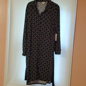 Black & White Shirtdress